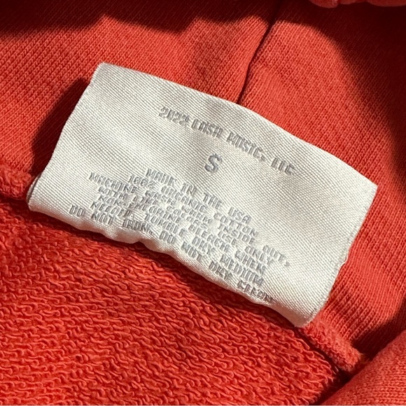 Billie Eilish Happier Than Ever 2022 Tour Hoodie Red/Orange Size Small EUC - Picture 10 of 12